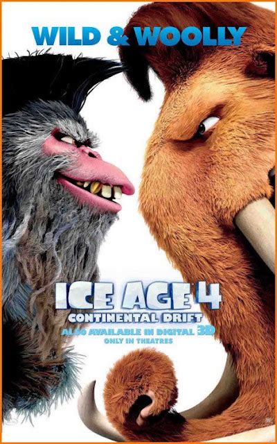 Manny Ice Age 4 Continental Drift News Teaser Poster Trailer