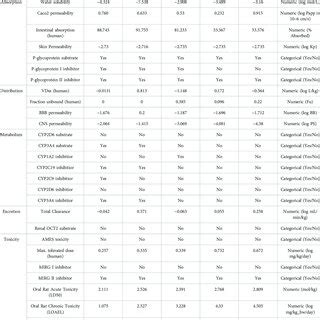 Absorption Distribution Metabolism Excretion And Toxicity Admet