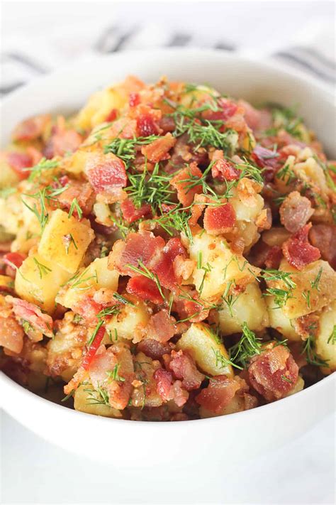 Hot German Potato Salad Whole30 Paleo Finished With Salt