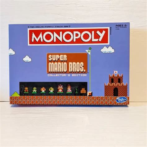 Monopoly Super Mario Bros Collector S Edition Board Game Hasbro