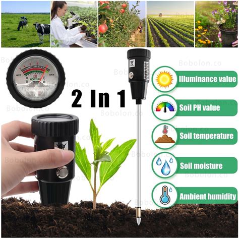 Jual Alat Ukur PH Tanah Alat Ukur Kelembaban Tanah Soil Moisture 2 In 1