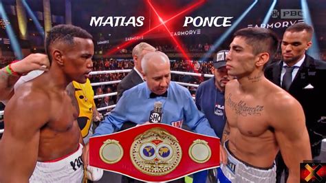 Subriel Matias Vs Jeremias Ponce Por El Campeonato Ibf Full Fight