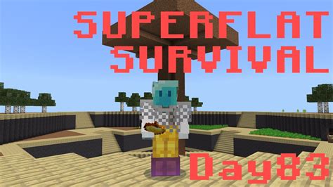 Surviving 100 Days On Superflat Minecraft Youtube