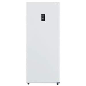 Cu Ft Convertible Upright Freezer With Auto Defrost In White Uf