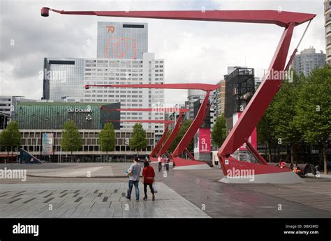 Schouwburgplein square Rotterdam Netherlands designed by Adriaan Stock ...