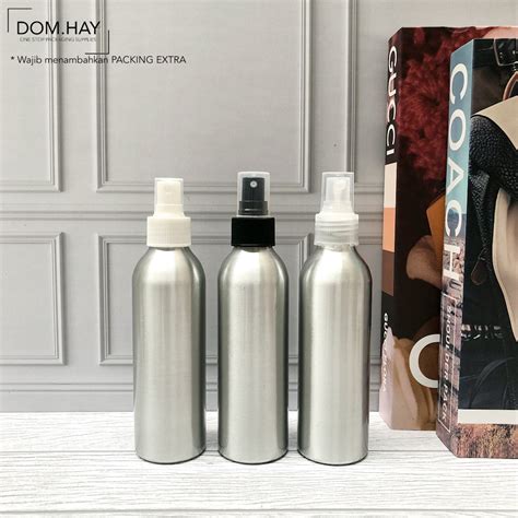 Jual Ml Botol Aluminium Tutup Spray Kemasan Packaging Anti Karat I