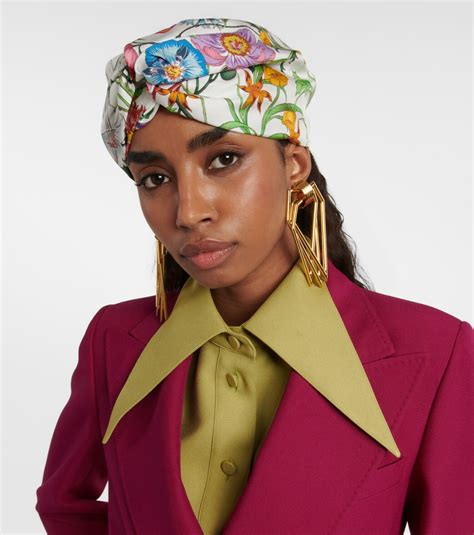 Gucci Floral Silk Headband Gucci