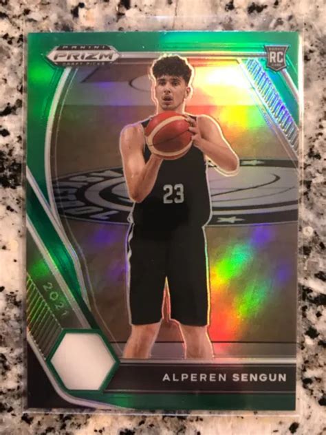 ALPEREN SENGUN GREEN Prizm Rookie Rc 2021 Panini Prizm Draft Picks