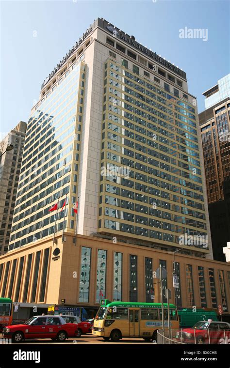 Mandarin Oriental Hotel Central District Hong Kong China Stock Photo