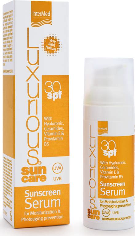 Intermed Luxurious Sun Care Sunscreen Serum Spf30 50ml Skroutzgr