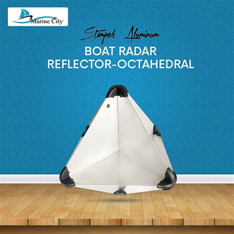 Marine City Aluminium Boat Radar Reflector Octahedral Type 18 Larg Marine City Hardware