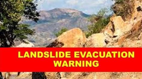 Landslide Warning Issued To Five Districts Extended