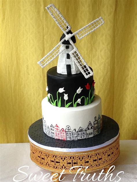 A Dutch Affair Decorated Cake By Debjani Mishra CakesDecor