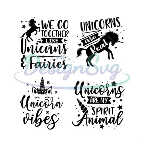 Unicorns Are Real Svg Unicorns Fairies Svg Unicorns Quotes Svg