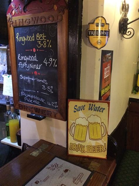 Menu At The Kings Arms Pub Bar Langton Matravers