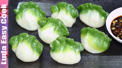ЦВЕТНЫЕ ПЕЛЬМЕНИ вкусные Китайские пельмени на пару Люда Изи Кук ...
