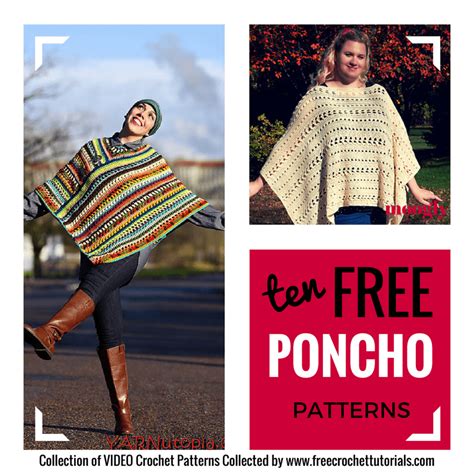 Crochet Poncho Free Pattern Atelier Yuwa Ciao Jp