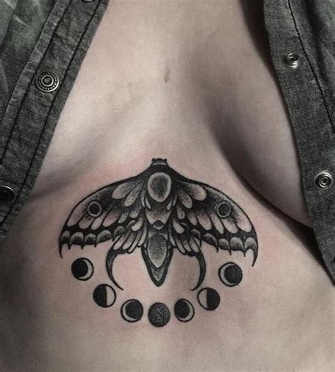 Sternum Tattoos What You Need To Know Sternum Tattoo Tattoos Moon