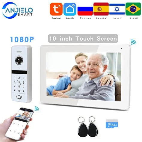 Wifi Video Intercom System For Home Residencial Rfid Card Doorbell