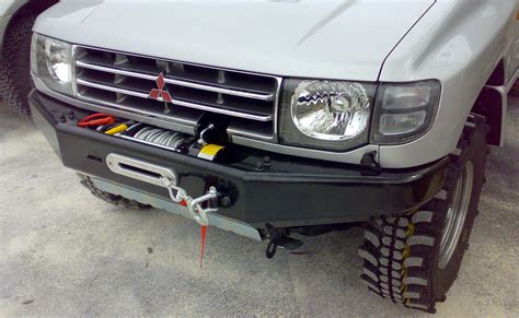 Paraurti Winch Bumper Mitsubishi Pajero V Wolf Offquattro