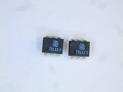 TIL113 Generic 6P DIP Opto Isolator Photo Transistor Output 2 Pcs EBay