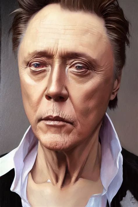 Portrait Of Christopher Walken With An Eyebrow Stable Diffusion Openart