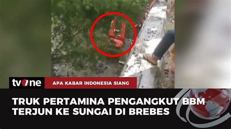 Diduga Mengantuk Truk Tangki Terjun Ke Jurang Dan Sopir Tewas Akis