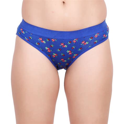 Hosiery Cotton Ladies Dark Blue Floral Printed Panty At Rs 31piece In Delhi