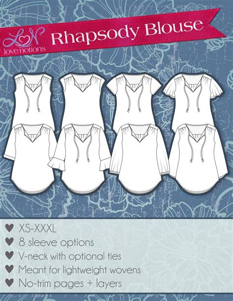 The Rhapsody How To Sew With Silky Fabric Love Notions Sewing Patterns