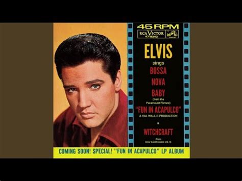 Elvis Presley Bossa Nova Baby Audio YouTube