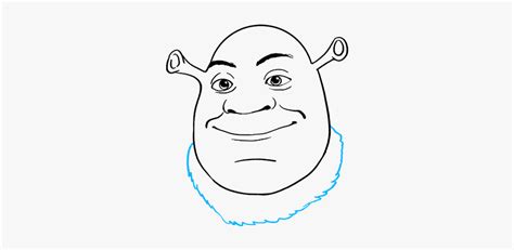 Shrek Face Drawing