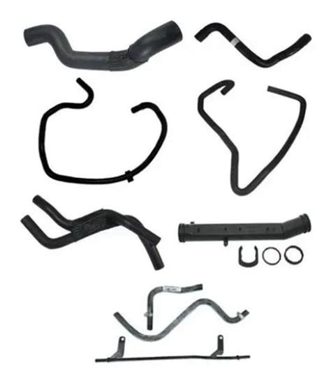 Kit 8 Mangueiras 2 Tubos Água Vw Fox 1 0 1 6 8v 2006 2013 ARREFECE