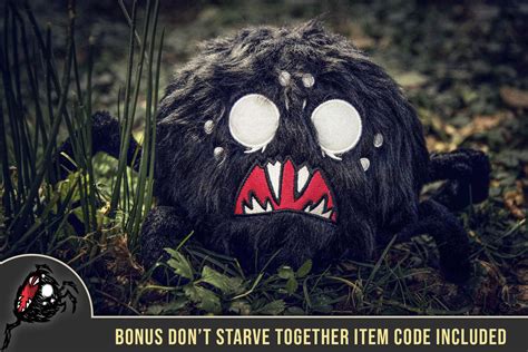 Dont Starve Spider Plush Black V20 Klei Merch Shop