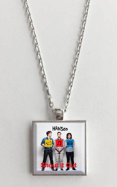 Hanson - Shout It Out - Album Cover Art Pendant Necklace – Hollee