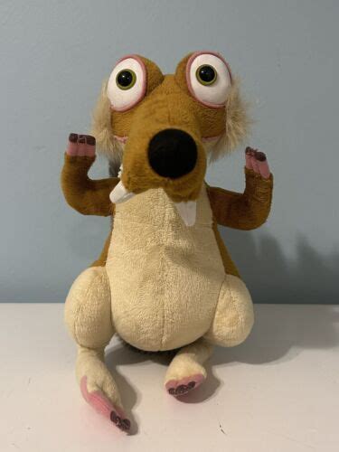 Ice Age Continental Drift 12” Talking Scrat Stuffed Animal Plush Just