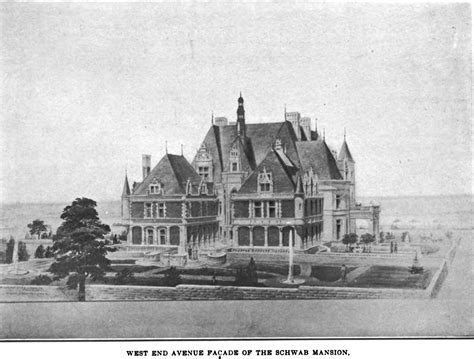 Schwab Mansion Riverside Drive 73rd And 74th Streets 1906 1948