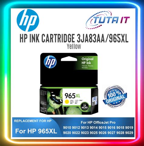 Hp Xl Black Cyan Magenta Yellow Original Ink Cartridge Lazada