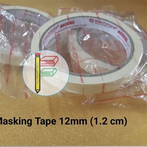 Jual Masking Tape Lakban Plakban Kertas Nachi 12mm 1 2 Inch 1 2cm