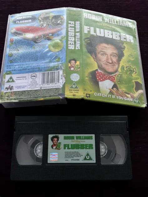 Flubber Robin Williams Walt Disney Pictures Vhs Video Cassette Tape