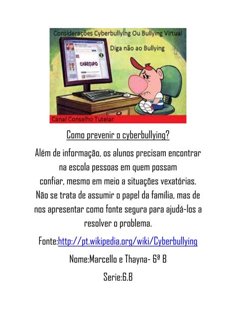 Como Prevenir O Cyberbullying 6b PDF