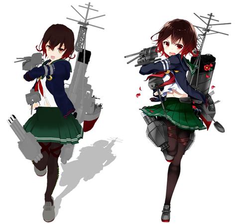 睦月改二【mmd艦これ改造モデル】比較モデル複合 改変 木村天祐 さんのイラスト ニコニコ静画 イラスト