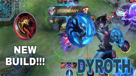 New Build Dyroth Op Core Best Build And Emblem Mlbb Youtube