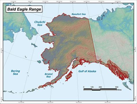 Bald Eagle Range Map, Alaska Department of Fish and Game