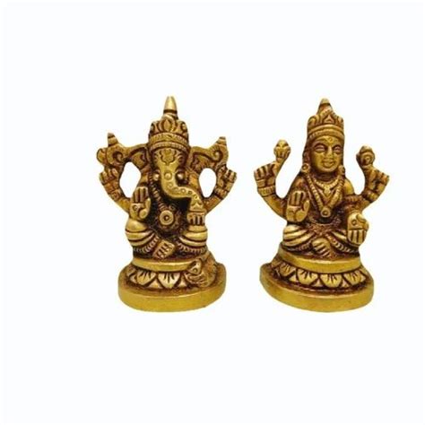 Brass 25 Inch Ganesh Lakshmi Statue Temple At Rs 350 In Aligarh Id