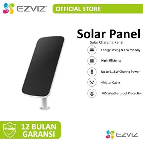 Jual SOLAR PANEL EZVIZ CS CMT OUTDOOR SOLAR CHARGING PANEL TENAGA