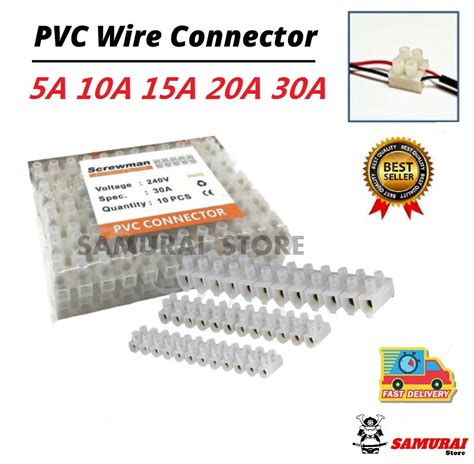 5a 10a 15a 20a 30a Pvc Wire Cable Connector Connecter Terminal Block Wire Connector Wayar