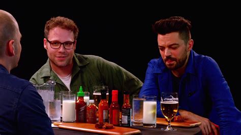 Watch Hot Ones Season 3 Episode 23 Seth Rogen And Dominic Cooper