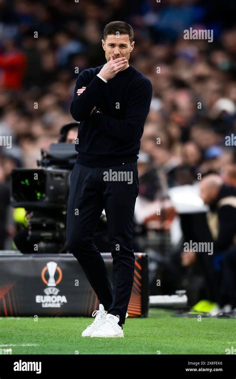Dublin Ireland 22 May 2024 Xabi Alonso Head Coach Of Bayer 04
