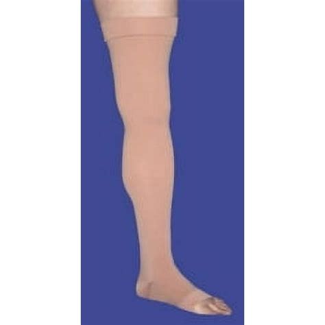 Compression Stockings Jobst Relief Thigh High Beige Closed Toe Large 1 Pair Pair 114210