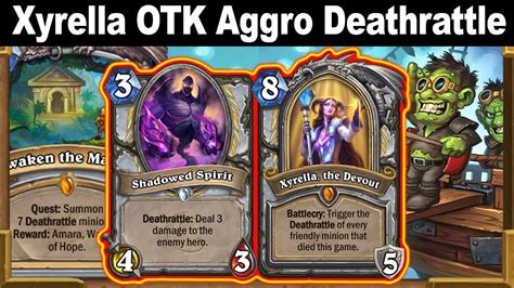 88 Winrate Xyrella N Zoth Otk Aggro Deathrattle Priest Alterac Valley Deck Hearthstone